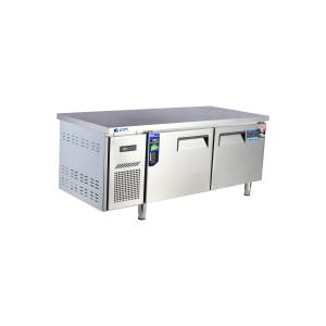Quality Stainless Steel Undercounter Refrigerator Prep Table with Customizable Plug Options wholesale