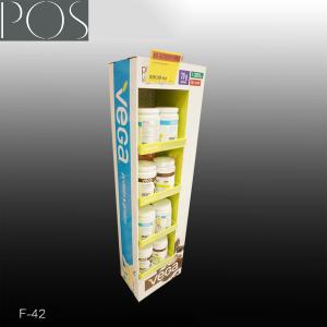 Quality pharmacies currugated cardboard displays stand shelf wholesale