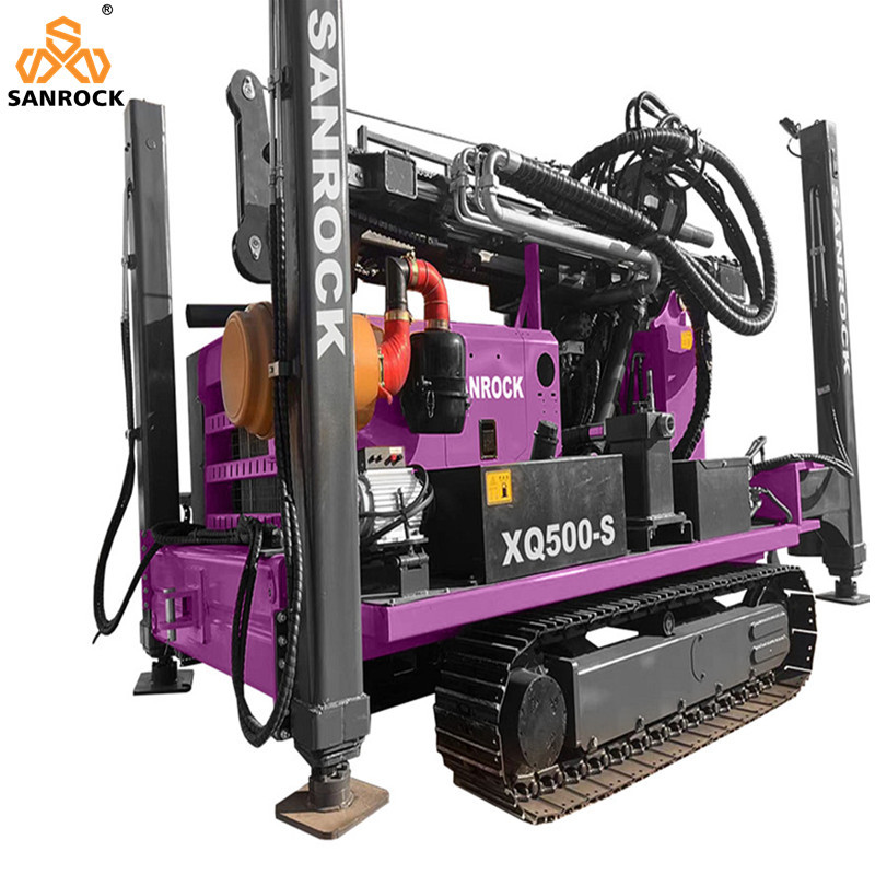 Crawler Water Well Drilling Rig Equipment Rotary Borehole Hydraulic Water Drilling Rig