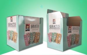 Quality Biodegradable / Recycable Corrugated Cardboard Display Box For Pre - Filling Tincans wholesale