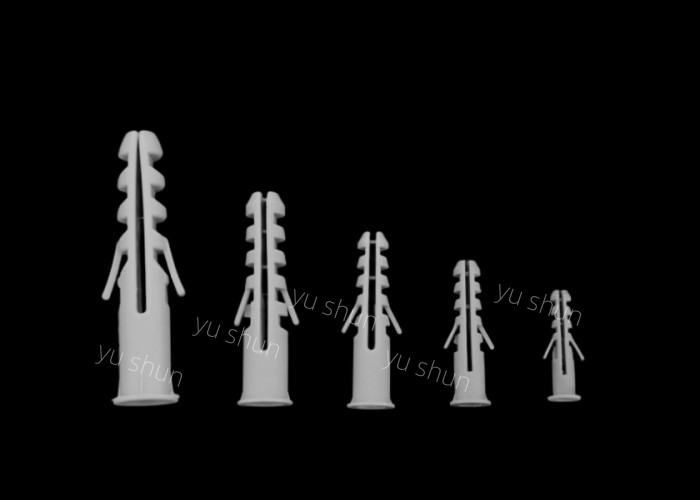 8x40MM PP PE PA Plasterboard Plastic Wall Plug Screw Full Expansion