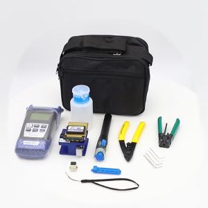Quality Ftth Fiber Optic Tool Kit 9 Pcs Black wholesale