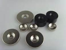 Quality Block ndfeb magnet with countersink hole N52 wholesale