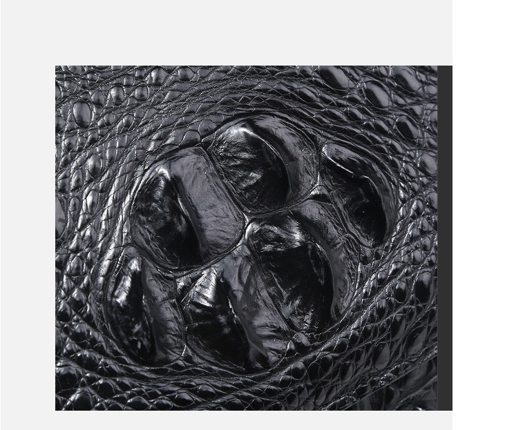 Exotic Genuine Crocodile Skin Silver Chain Lady Purse Real True Alligator Leather Women Purse Female Single Shoulder Bag