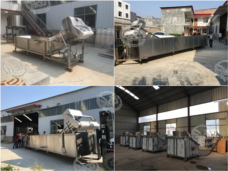 Small Fully Automatic Potato Chips Making Machine Price in India Chips Production Line 1100 Kg Huafood as Customized 2 Year 76kw
