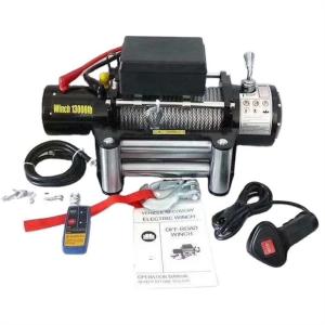 Quality 13000lb 12V Electric Wire Rope Winches wholesale