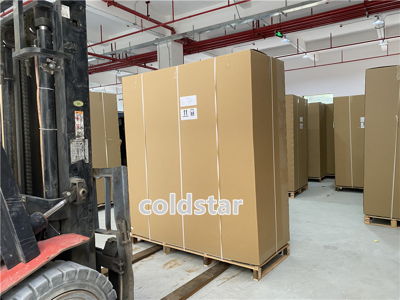 5 Doors Upright Display Fridge For Supermarket / Shopping Mall