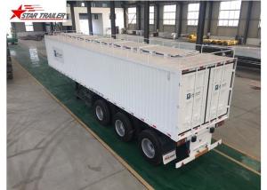 Quality High - Tensile Steel Flatbed Container Trailer With Water Proof Design wholesale