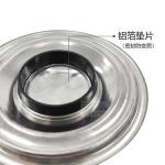 Customized Metal Tin Cans Accessories 0.21mm Square Tin Container Cap