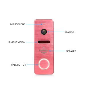 Quality Fashion color Villa Interphone 4 Wire Video Doorbell/Intercom/Door Phone wholesale