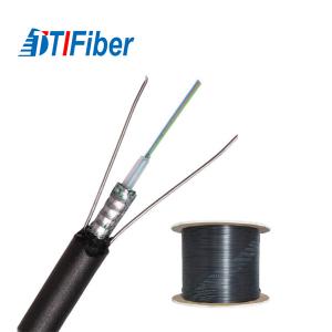 Quality GYXTW Outdoor 12 core single mode fiber optic cable OEM Black color wholesale
