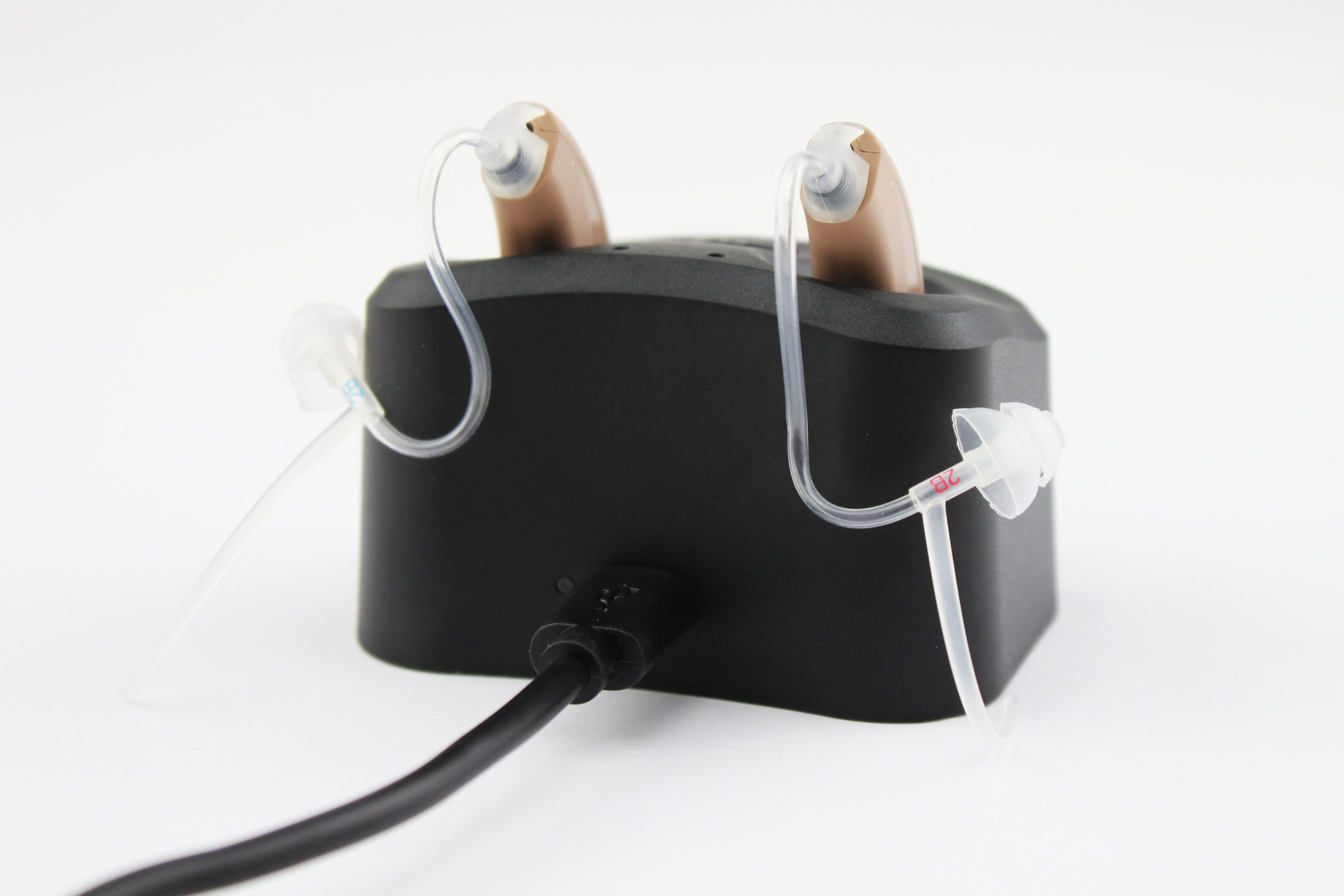 Ergonomically Rechargeable Hearing Aids Noise Cancelling For Seniors