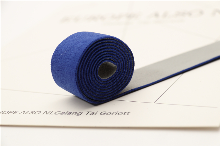 Custom logo Nylon/Polyester Woven Knitted Jacquard Ribbon Soft Elastic Band webbing For Underwear Boxer Waist band Belt