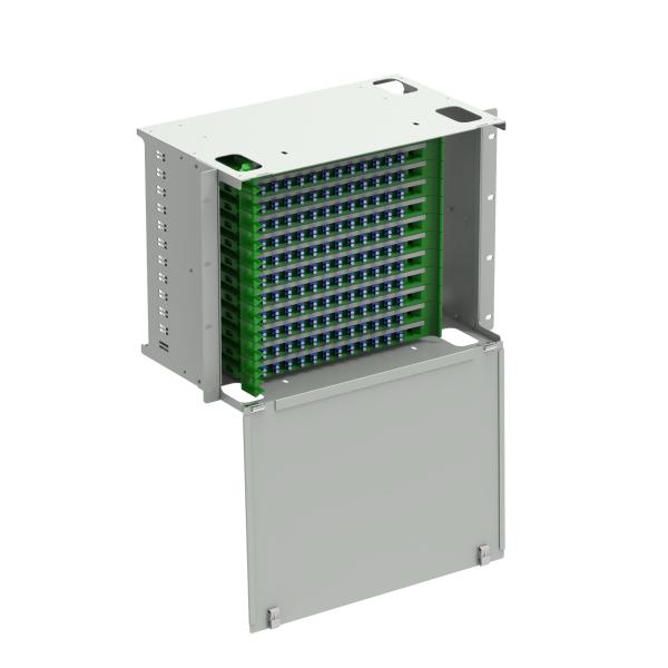 Data Center Optic Fiber Systems LC Type 144 Ports Fiber Optic Distribution