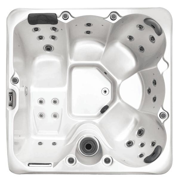 Luxury Outdoor Hot Tub For 5 Persons With Whirlpool Massage Acrylic Bathtubs