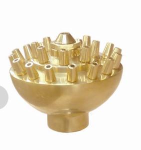 Quality Brass 3 Tiers 2 Inch Blossom Water Fountain Jet Nozzle wholesale