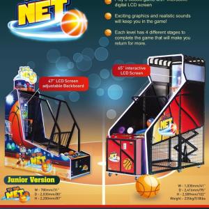 Quality 65 Inch LCD Arcade Street Basketball Shooting Game Machine wholesale