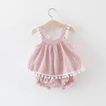 90CM Girls Cartoon Bunny Summer Short Overalls Plus Size Overall Shorts