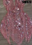 Top-End African Market Sale Sustainable Voile Fabric Handmade Bridal Lace with