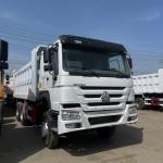 Left Rudder 375HP 10 Wheeler Sinotruk Dump Truck 30tons Second Hand 6x4 HOWO