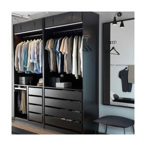 Quality DIY Glass Mirror Wooden Bedroom Wardrobe in Modern Style for Bedroom Requirements wholesale