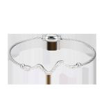 exclusive niche brand Stainless steel rhinestone bracelet 18k thick gold bangles