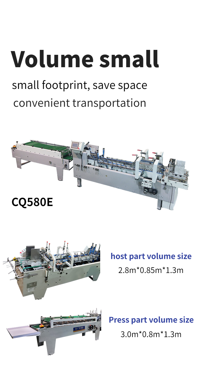 380v Automatic Grade Automatic Flexo Folder Gluer For Paper Pasting Machinery