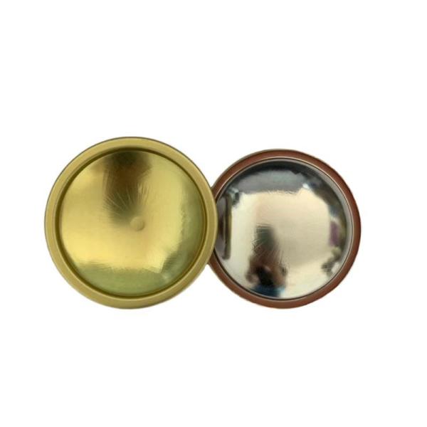Tinplate Aerosol Can Dome High Pressure Bottom White Or Gold Color 209# 62.8mm