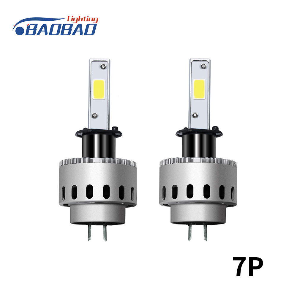 7P 45W 6000Lumen high power all in one canbus car led headlight