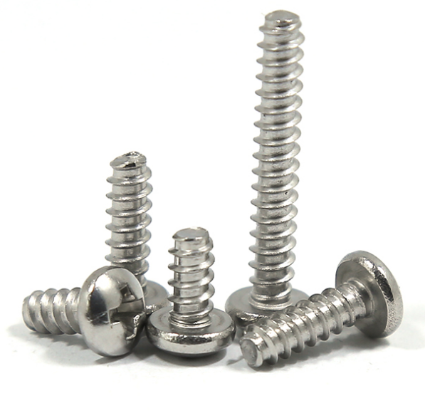OEM Supported Stainless Steel M3.5 Metric Thread Black Self Tapping Screw with Zinc Finish