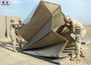 Quality Defensive Fencing Hesco Bastion Wall Galfan Coated Feature 3 Years Warranty wholesale