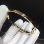 Jewelry 18K Gold Bracelet , Thin Love Personalized Gold Necklace Small Model