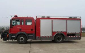 Quality Rail System Firefighting Truck 30km/H Railway Speed HTRR209 wholesale