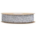25mm Shinny Glitter Velvet Ribbon Dyed Olive Green Velvet Ribbon
