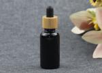 JiaZi Luxury Cosmetic Dropper Bottles 5ml 10ml Perfume Oil With Bamboo Cap