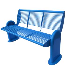 Quality Commercial Street Furnitures L1400W650H820mm Metal Bench Seat wholesale