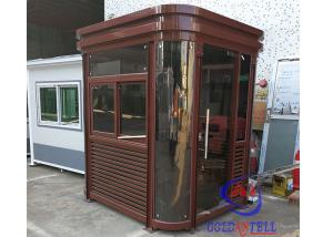 Quality Solid Steel Prefabricated Security Guard Room Temporary Custom Logo wholesale