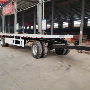 Quality Hydraulic Gooseneck 30 Tonne CIMC Truck Drawbar Trailers wholesale
