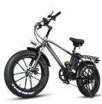 18Ah Lithium Battery Electric Hybrid Bike 750W 20 Inch Fat Tire Mountain Ebike