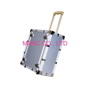 Quality Aluminum Flight Trolley Carrying Case, Aluminum Road Cases With Trolley wholesale