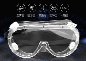 Quality Transmittanable Custom Safety Goggles , Anti Fog Health And Safety Goggles wholesale