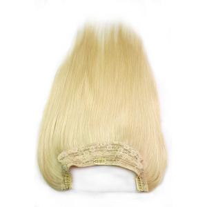 Quality Brazilian Virgin Human Hair One Piece Halo Flip In Hair Extension #613 Blonde Color 120Gram wholesale