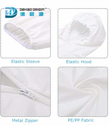 Anti Virus Antibacterial Full Body Disposable Coveralls