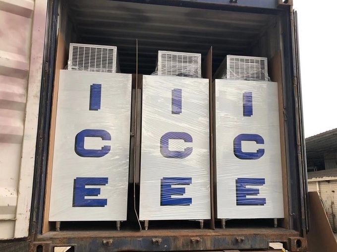 63 Cu. Ft. Commercial Ice Box For Indoor , Cold Wall Ice Bag Storage Freezer 7