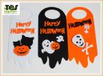 New Halloween decoration door hanging creative pumpkin witch white ghost door