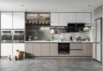 China Factory Customized Lacquered Wholesale Price Plywood Kitchen Cabinets