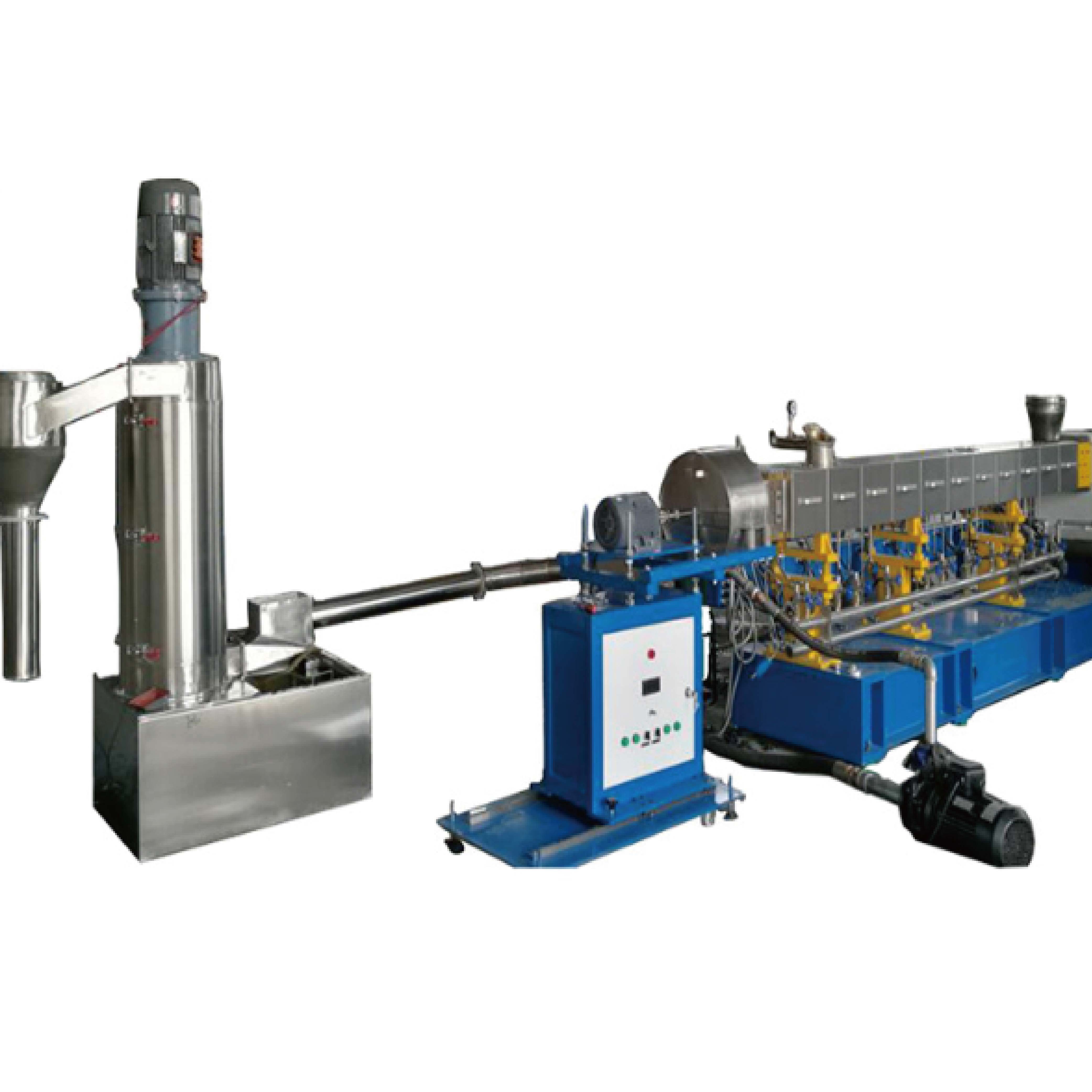 Plastic Industry PP PE Vertical Water Ring Pelletizing System Waste Plastic Granulator