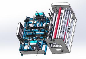 Quality Automatic Fabric Roll Wrapping Machine PE Film Pillow Winding Packing Machine wholesale