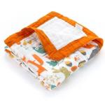 Newborn Essentials Muslin Swaddle Blankets , Bamboo Cotton Gauze Fabric
