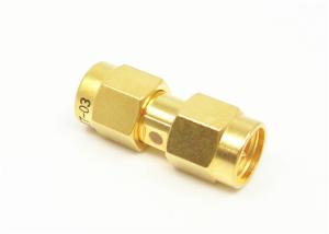 Quality 50Ω Brass Gold Plated SMA RF Adapter Beryllium Bronze Contacts wholesale